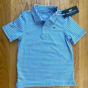 NWT Vineyard Vines Boys performance polo. Ocean Breeze - 4T